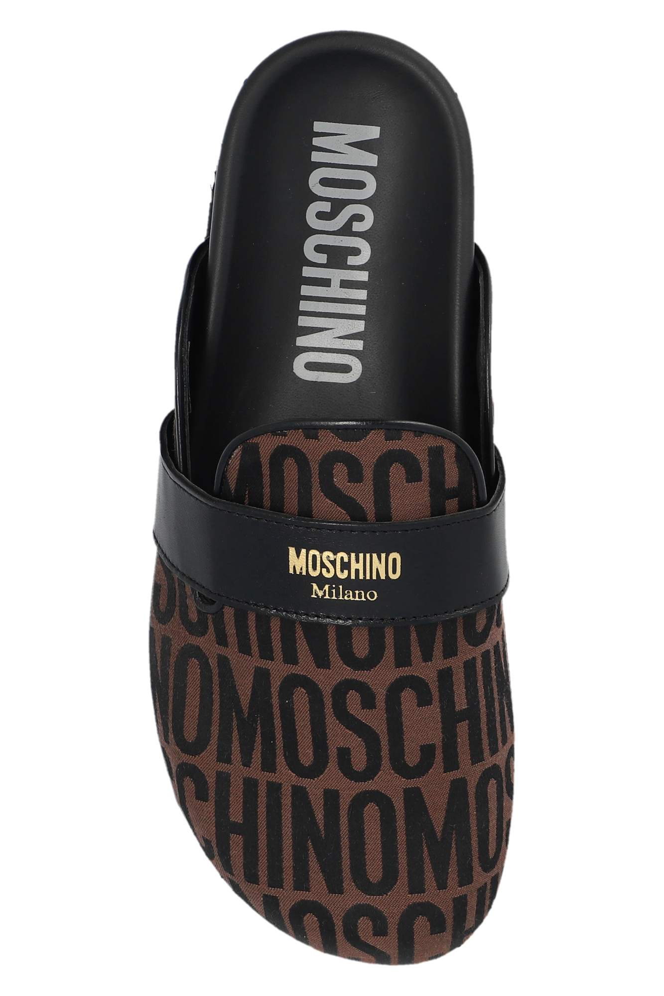 Mens best sale moschino slides